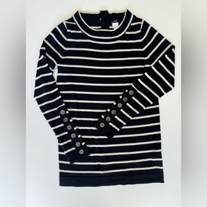 J.Crew striped merino wool sweater